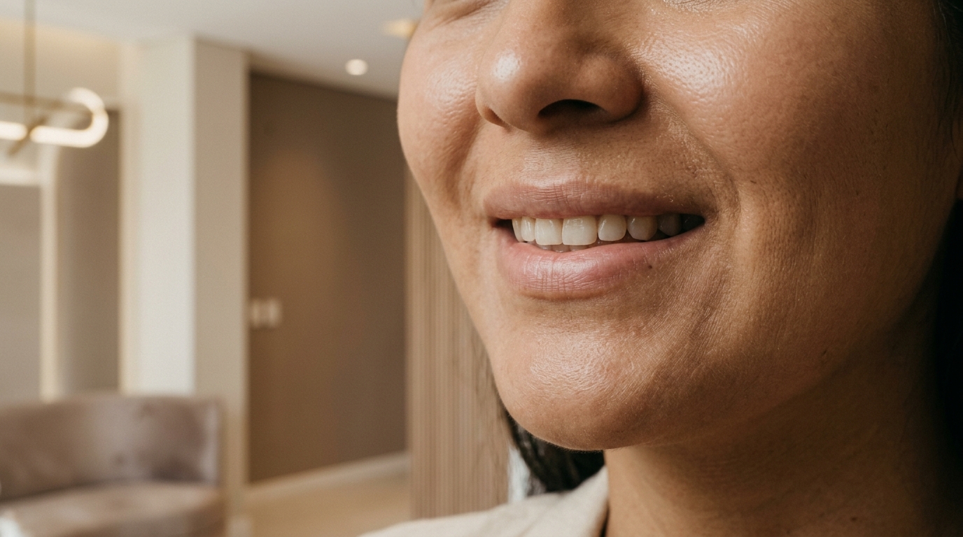 Corrección de sonrisa gingival con toxina botulínica en Lima, resultado natural y equilibrado